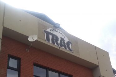 Aluminium CNC sign designed, manufactured and installed.