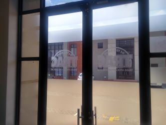 Frosted Vinyl Logo done for TRAC Head Office in Centurion